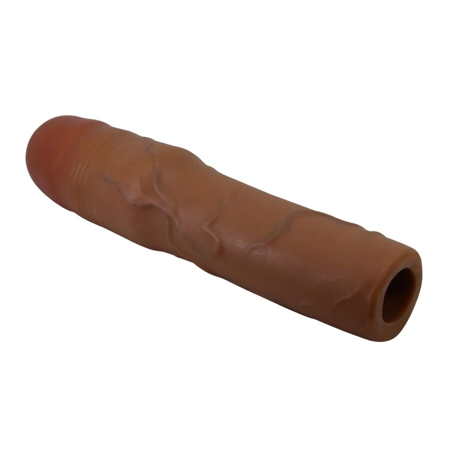 PRETTY LOVE - KYLIAN GUAINA PER PENE CON ESTENSIONE 7,6 CM MULATTO